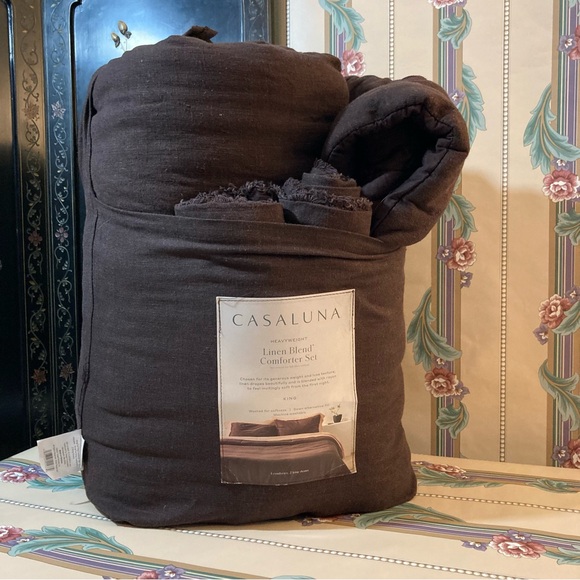 Casaluna Linen Blend Comforter Set